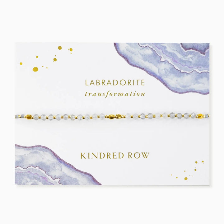 Labradorite Healing Gemstone Stacking Bracelet