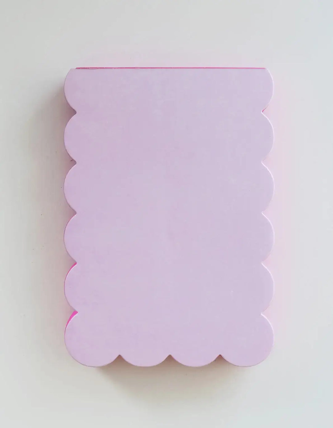 Scalloped Shaped Pad | Lilac + Hot Pink