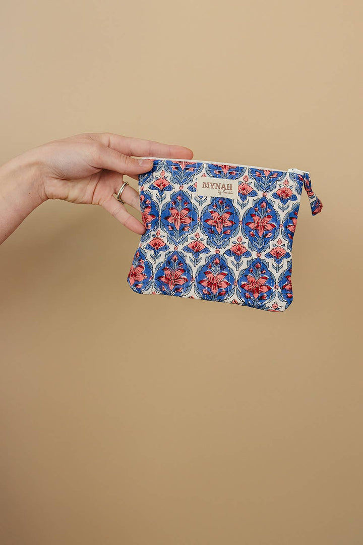 'Nautical Nantucket' quilted coin pouch