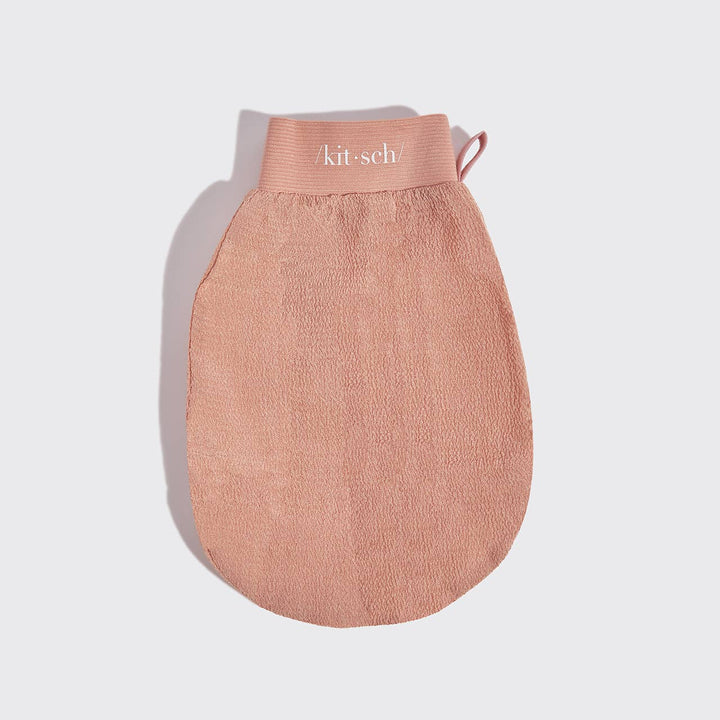 Black & Terracotta Exfoliating Gloves 2pc Set