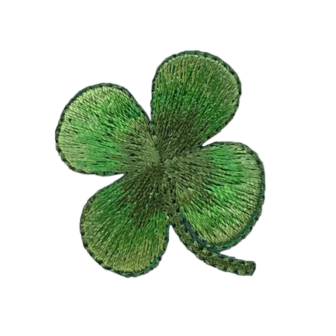 Four-Leaf Clover - Shamrock - Embroidered Iron on Patch