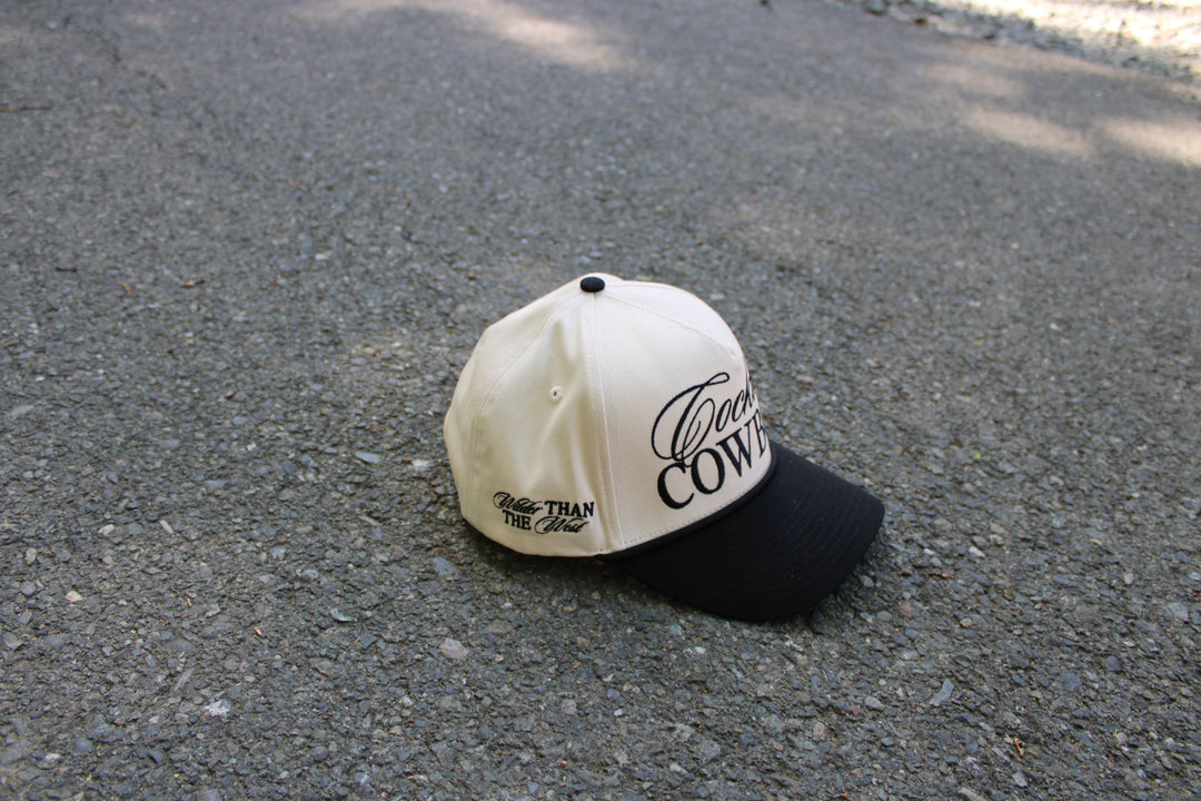 Cocktail Cowboy Embroidery Trendy Rodeo Western Trucker Hat