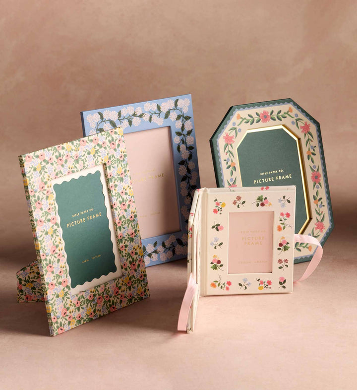 Hydrangea Paper Wrapped Picture Frame