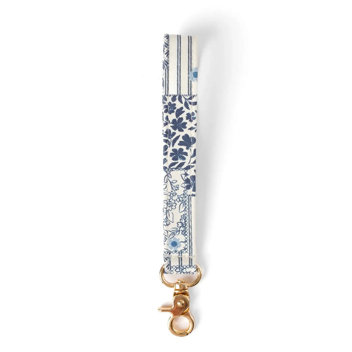 Floral Wristlet Keychain: Pressed Floral