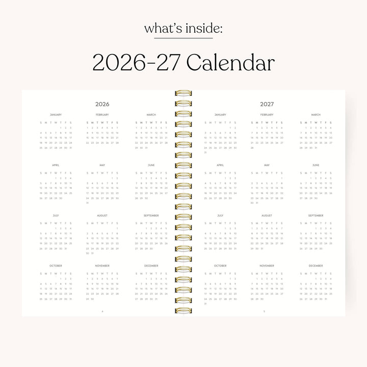 2026-27 Academic Planner: Primavera / 7x9