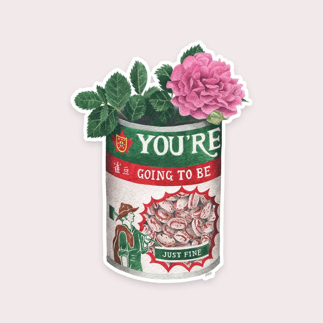 Just Fine Vinyl Sticker
