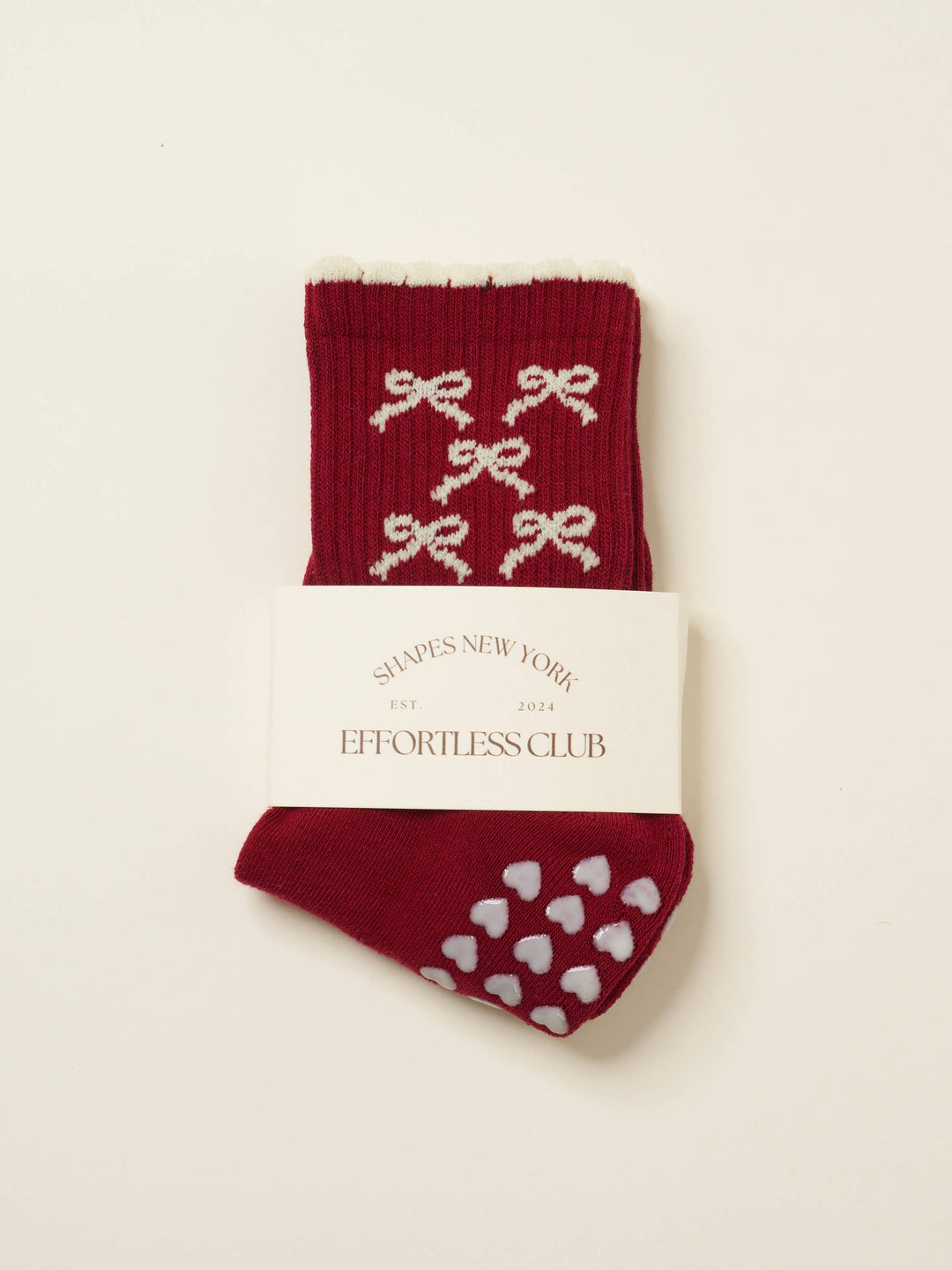 🎀 Ribbon Petal Grip Sock