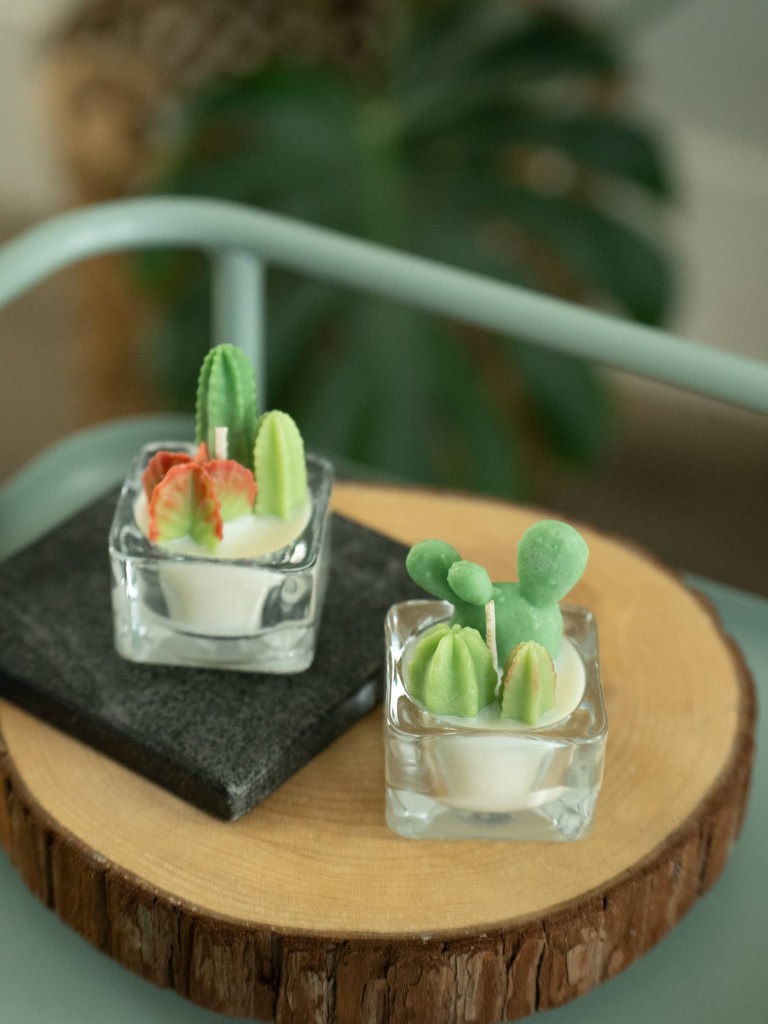 Bunny Ears and Fairy Castle Cactus Tealight Candles: Fairy Castle Cactus Tealight