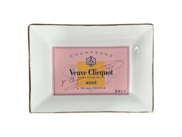 Trinket Tray- Champagne Label, Rose: Brut