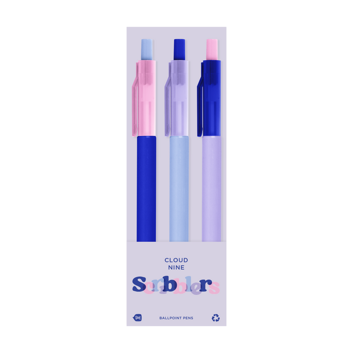 Scribblers Ballpoint Pens: Miss Matcha Scribbler 3 Pack