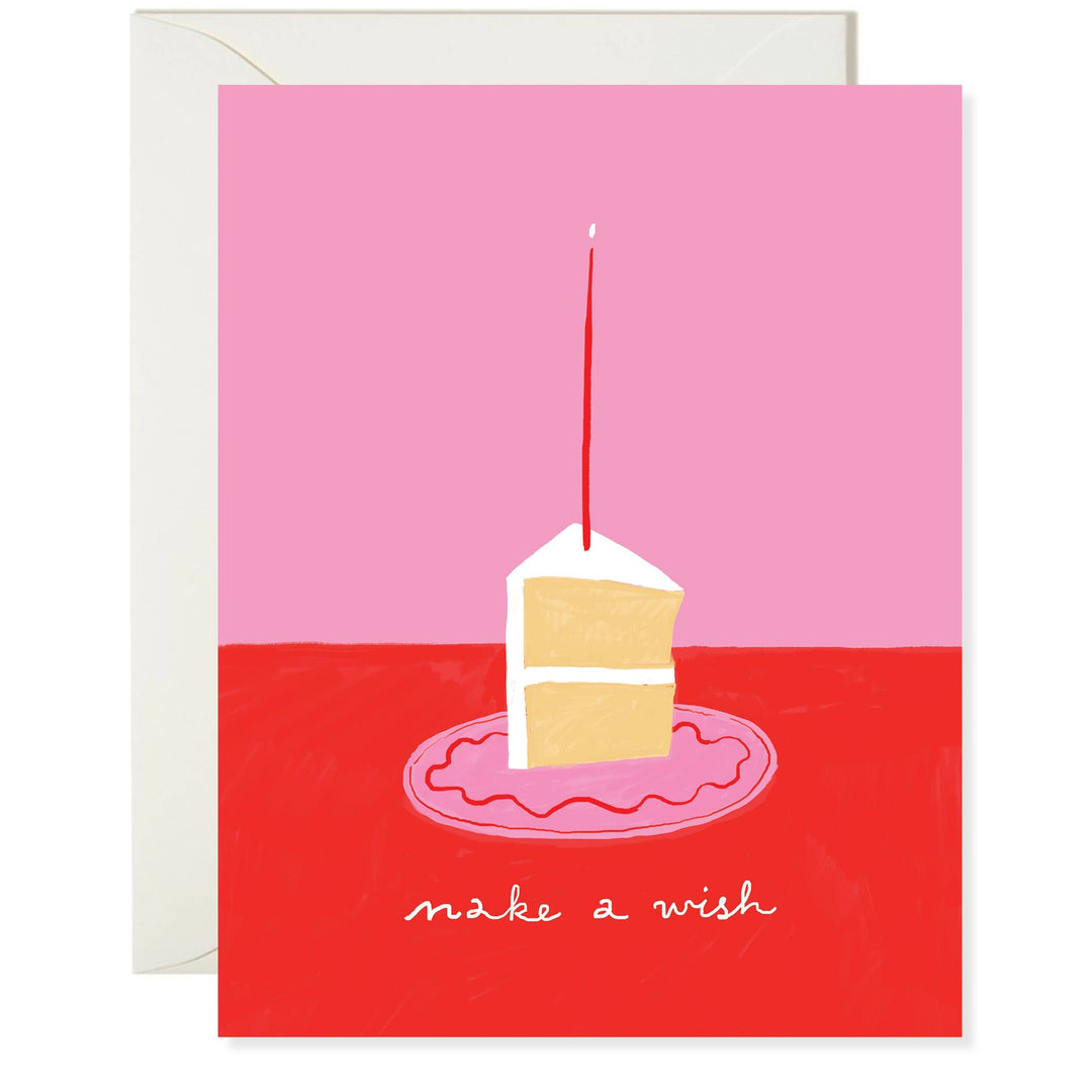Cake Slice Wish Greeting Card