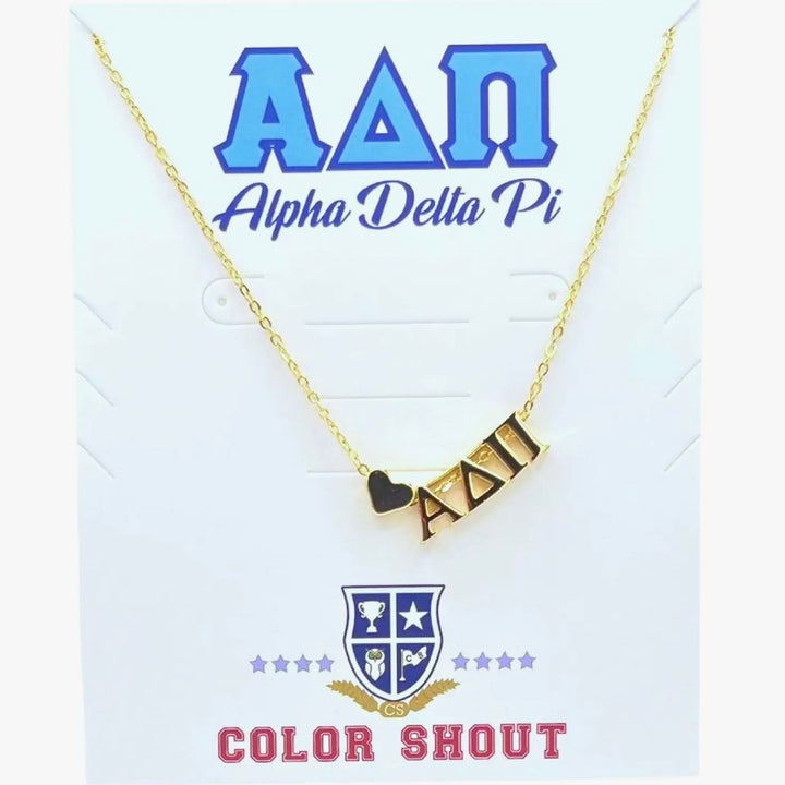 Sorority Heart Necklace