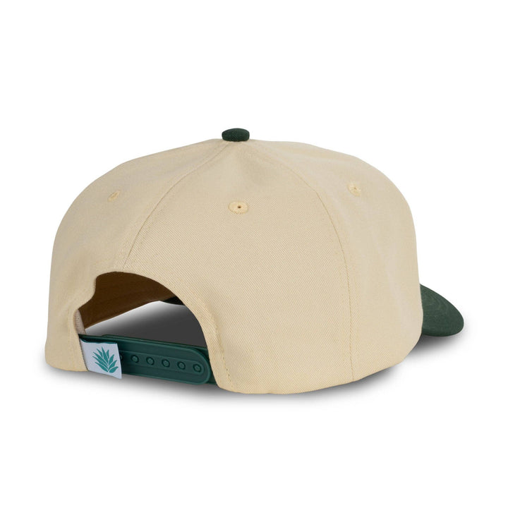 Armadillo Hat: Cream/Green