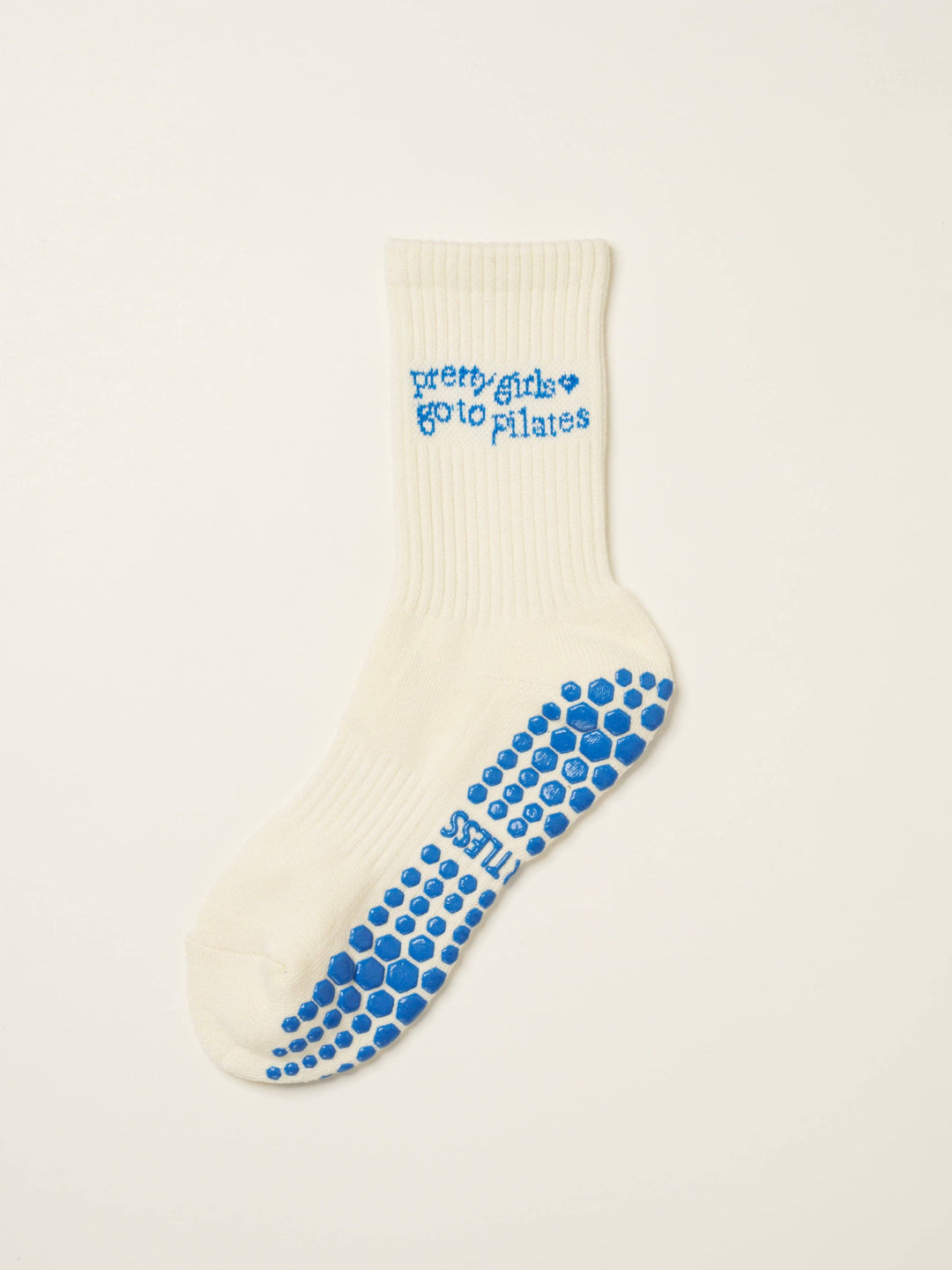 Pilates Girl Grip Sock: French Blue