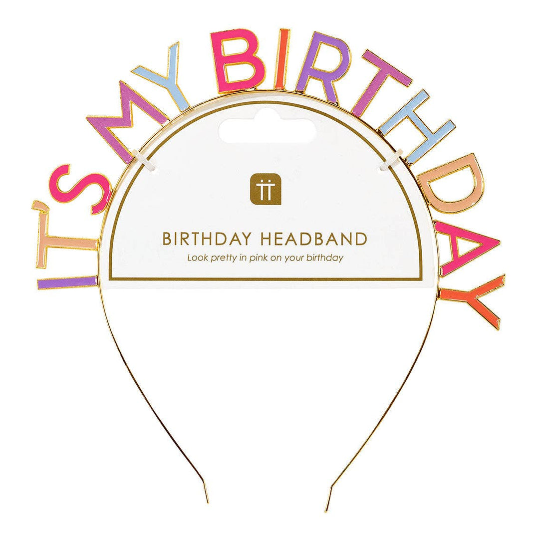 Rose It’s My Birthday Headband | Birthday Party Supplies |
