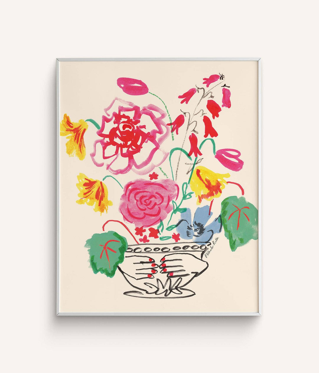 "Blooming Hands" Art Print: 11 x 14