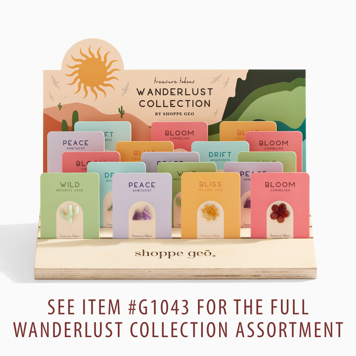 Yellow Jade Crystal Sun | Treasure Tokens: Wanderlust BLISS