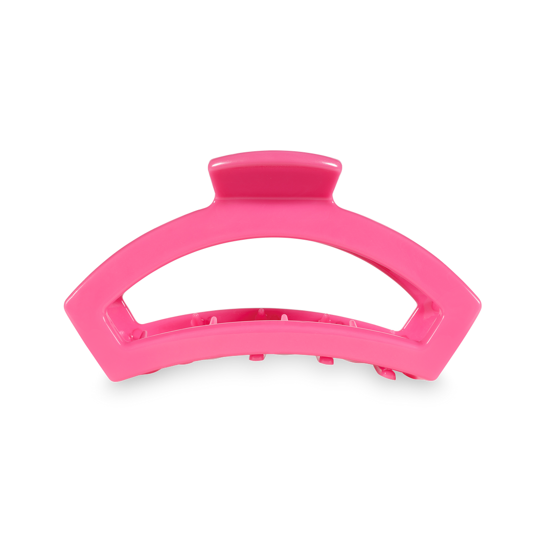 Medium Open Hair Clip-Paradise Pink