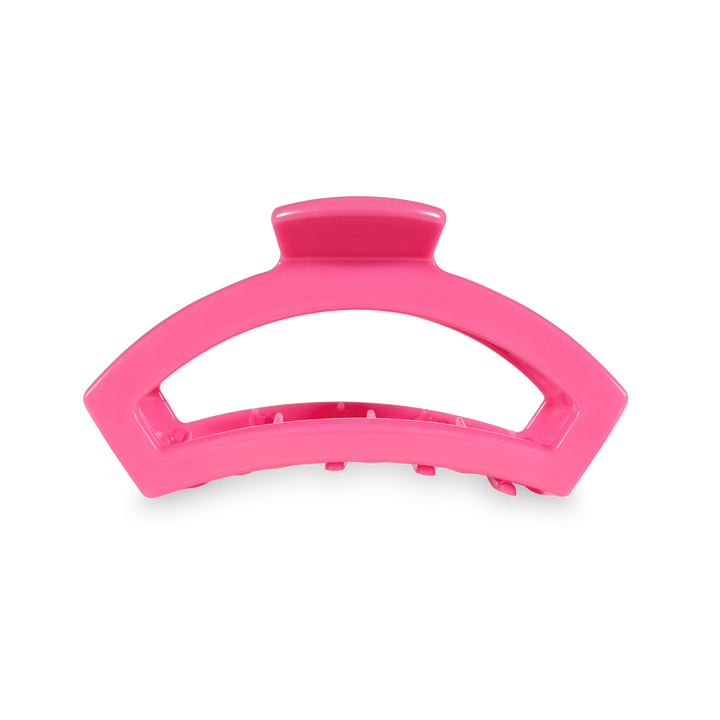 Medium Open Hair Clip-Paradise Pink