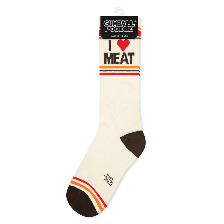 I ❤️ Meat Gym Crew Socks