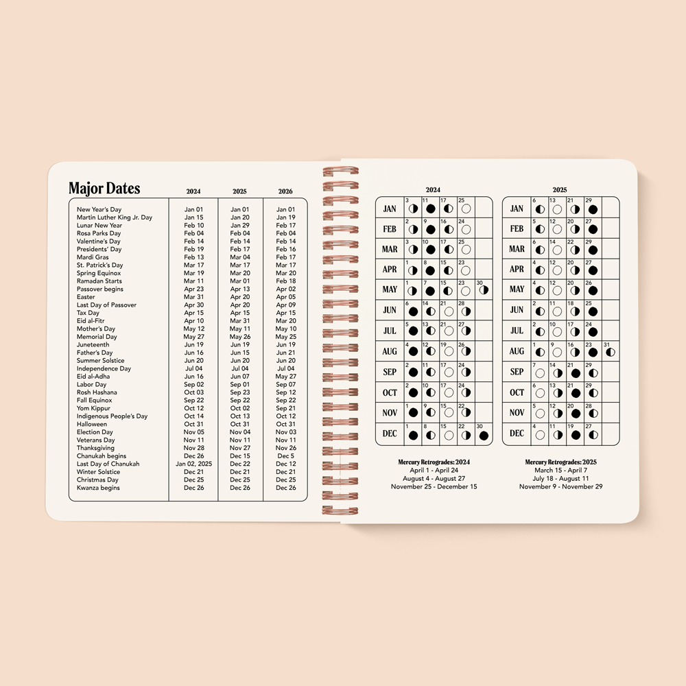 Rainbow Vision Undated Planner