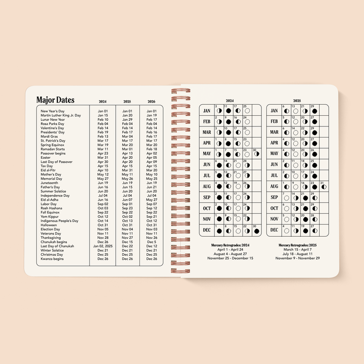Rainbow Vision Undated Planner