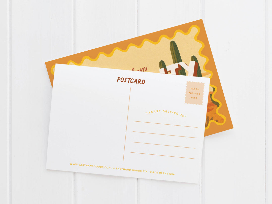Tucson Desert Mesa Scenery Postcard
