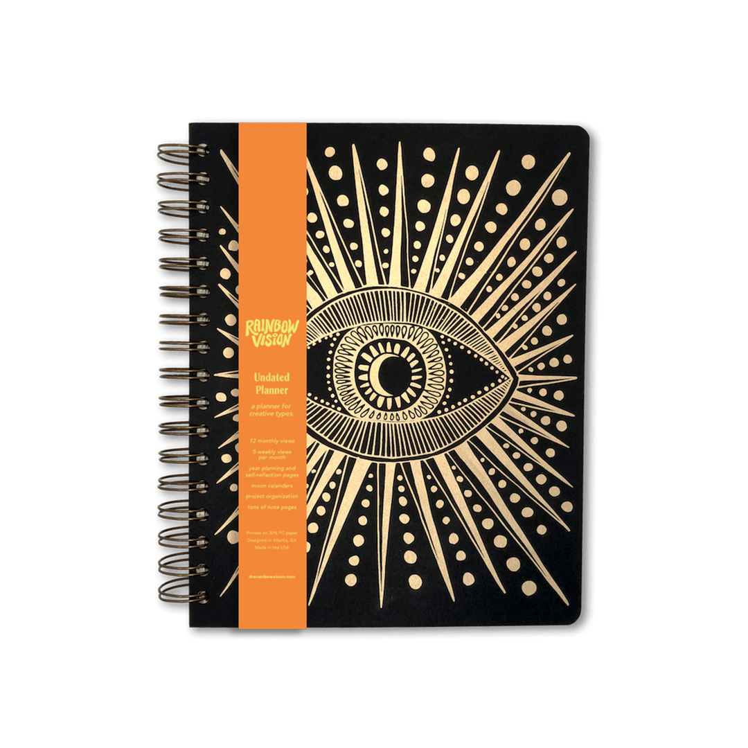 Rainbow Vision Undated Planner