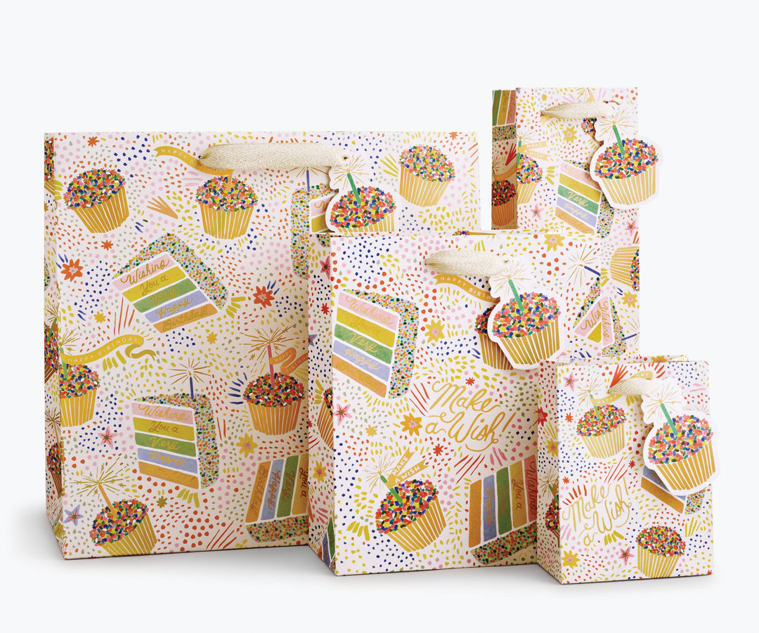 Birthday Cake Gift Bag: Large