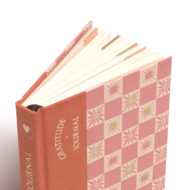 Guided Gratitude Journal, A6 Fabric - Starbursts