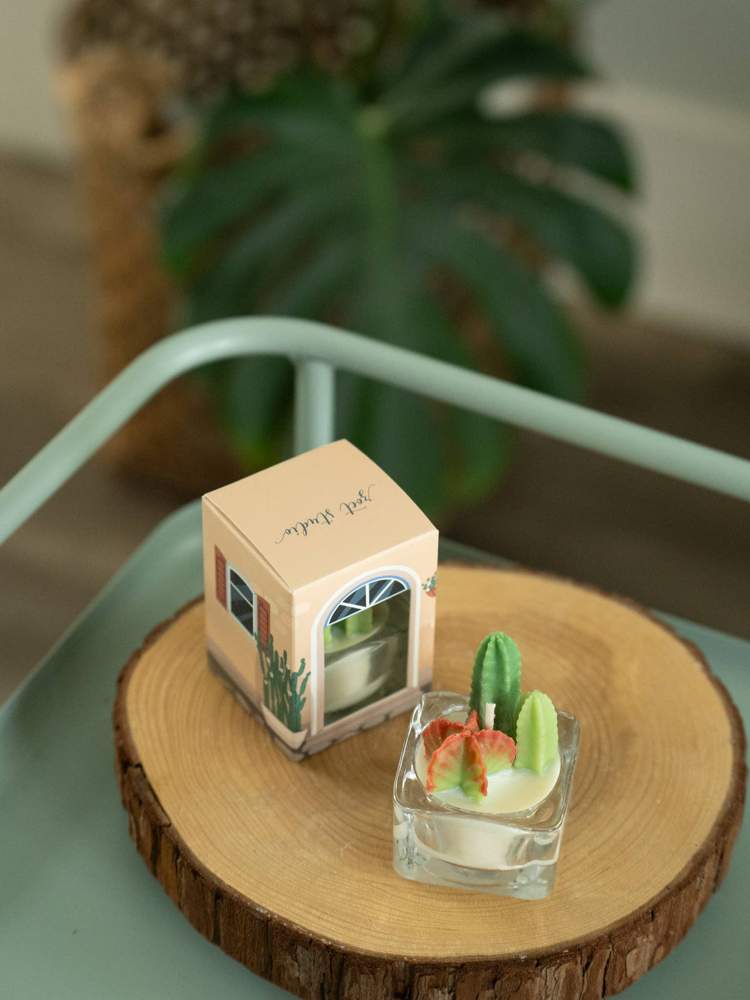 Bunny Ears and Fairy Castle Cactus Tealight Candles: Fairy Castle Cactus Tealight