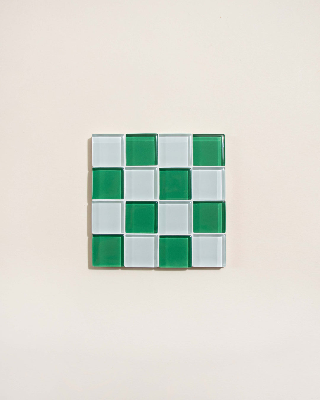 GLASS TILE COASTER - Key Lime Pie Milk Chocolate