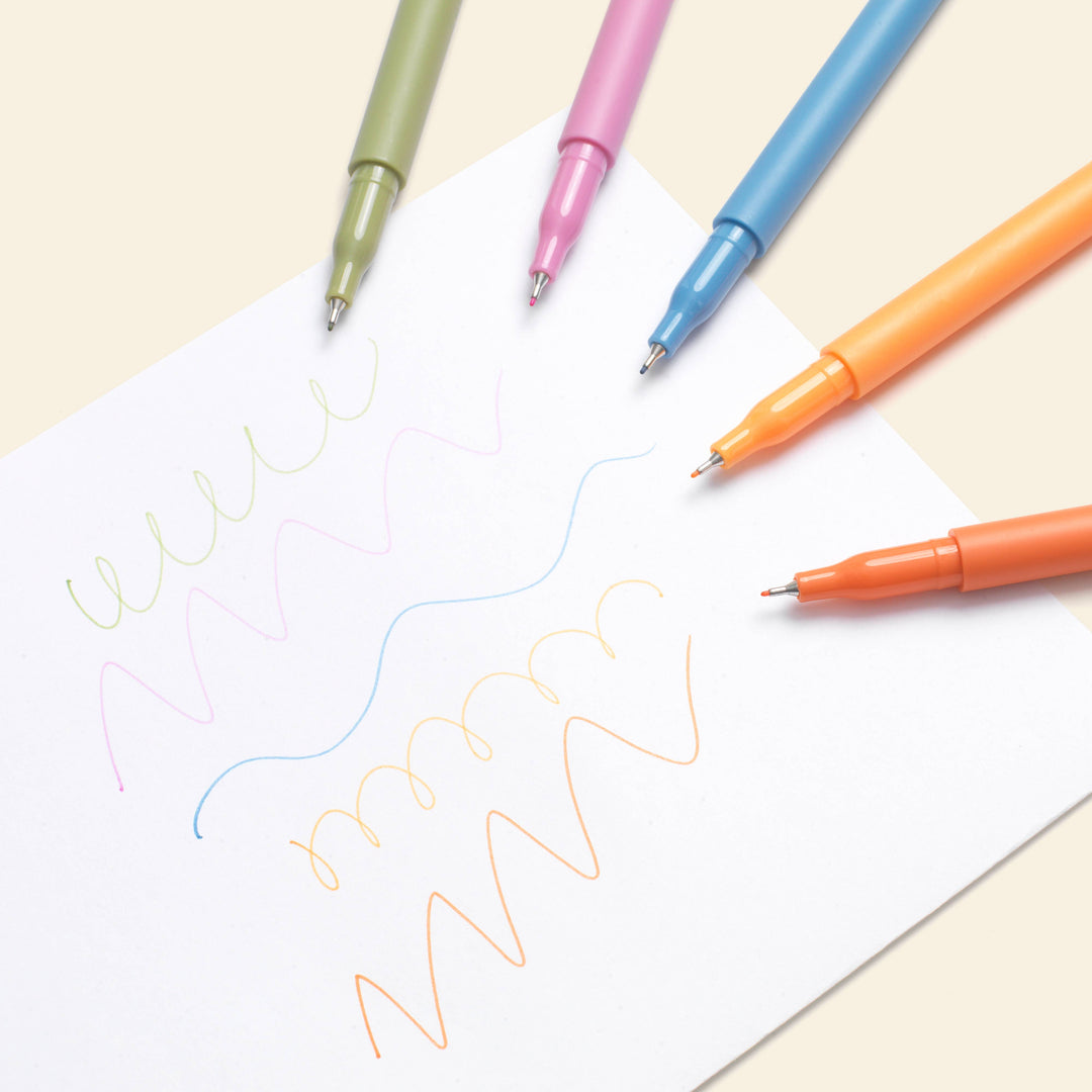 High Energy Fineliners Set of 5