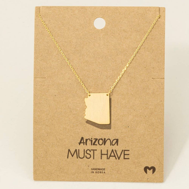 Arizona State Pendant Necklace: S