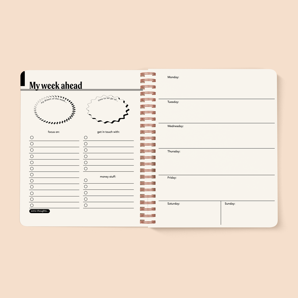 Rainbow Vision Undated Planner