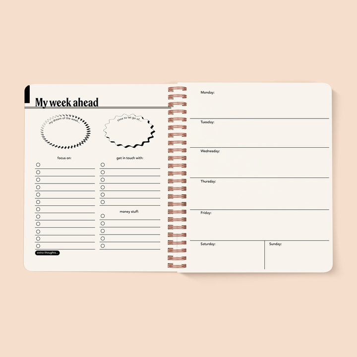 Rainbow Vision Undated Planner