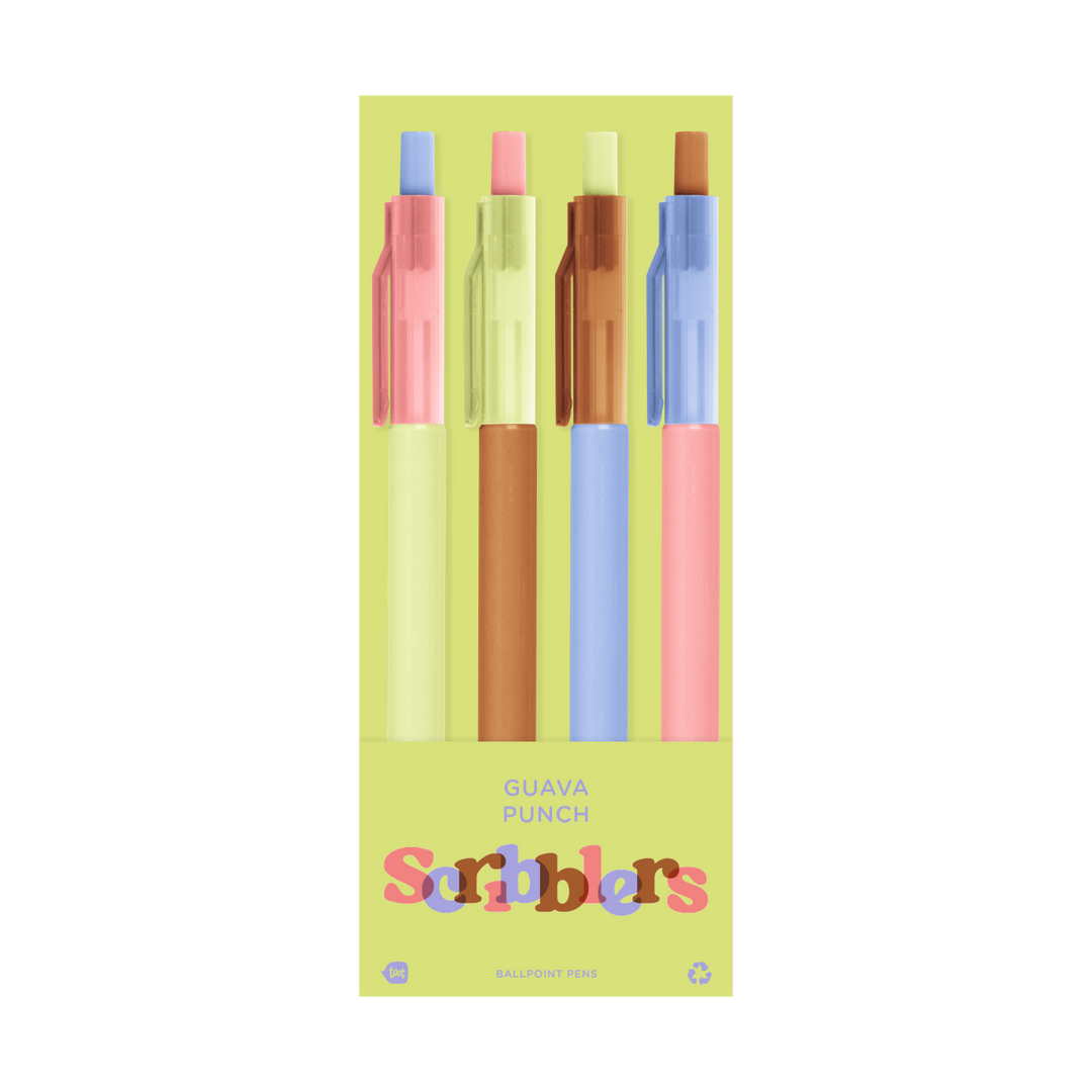 Banana Split Scribbler 4 Pack