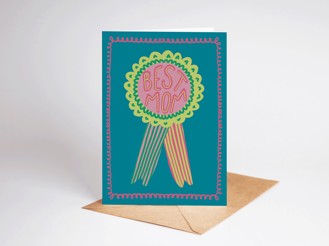Best Mom Award Greeting Card