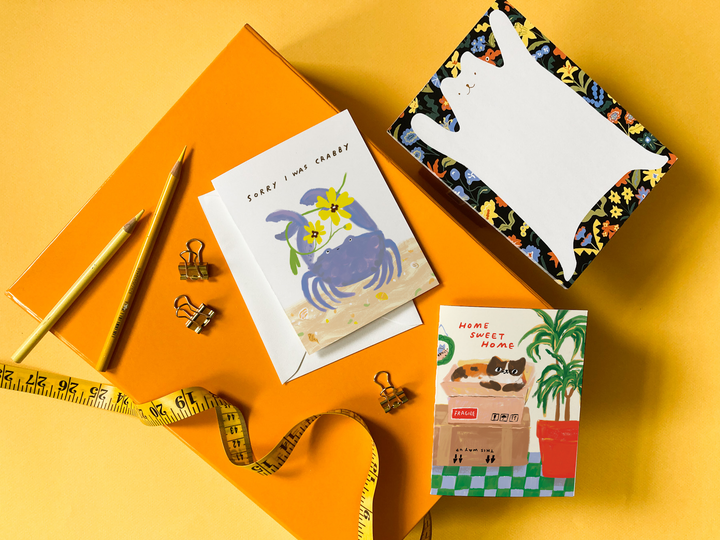 Cat New Home - Classic Cat Housewarming Card