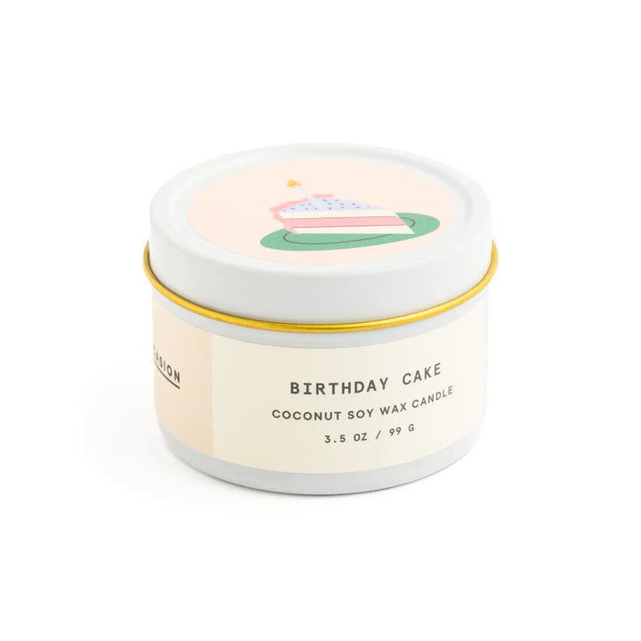 Birthday Cake Scented Candle and Matches Set