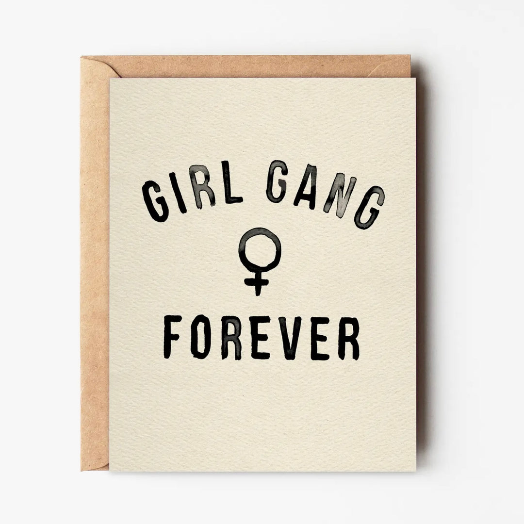Girl Gang Forever - Minimalist Friendship Card