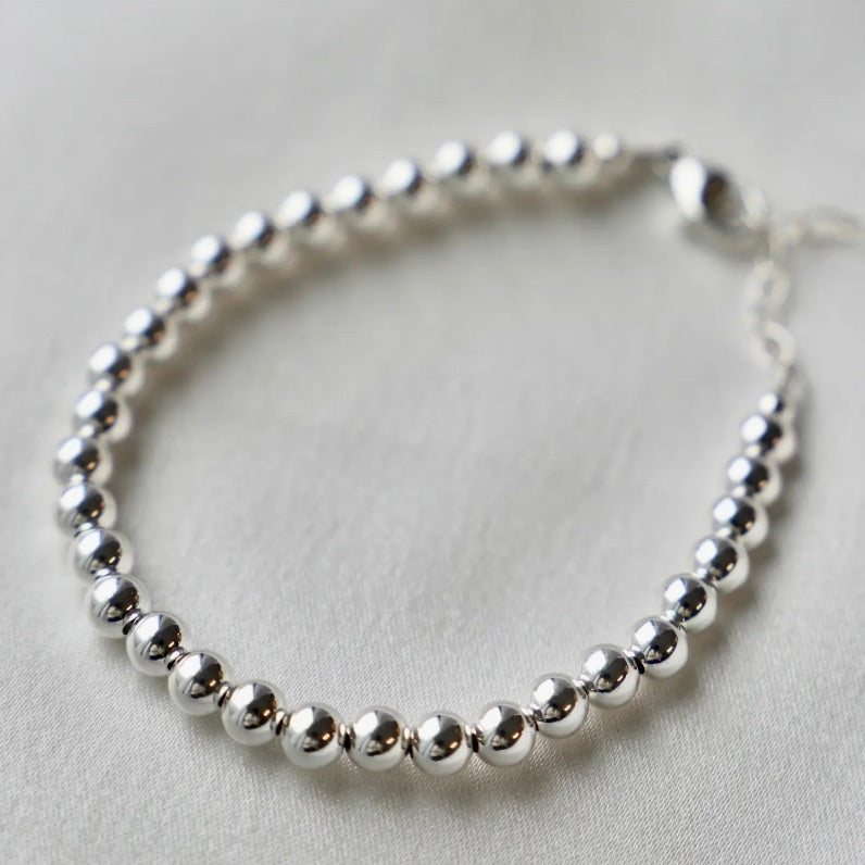 Silver Filled Beaded Bracelet