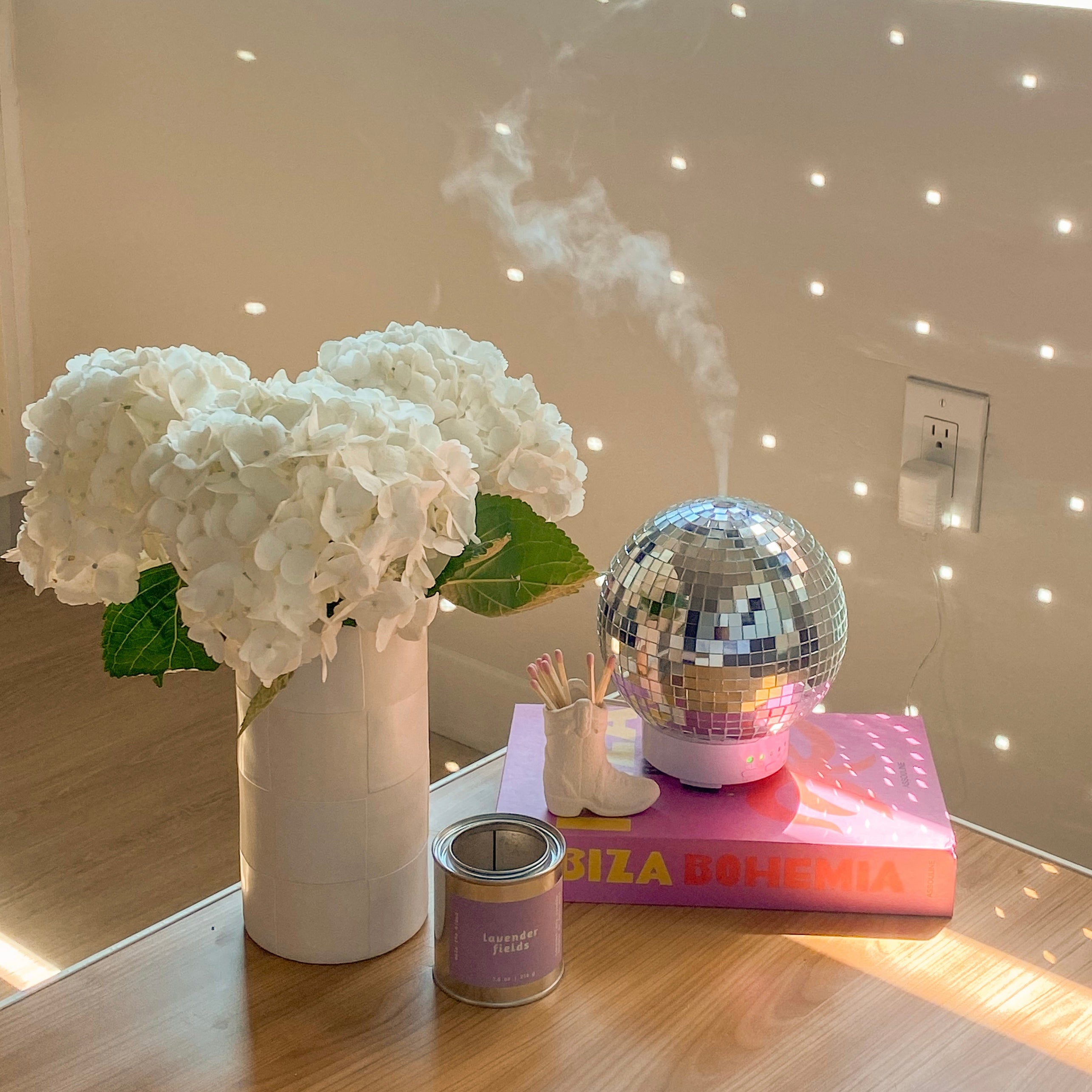 Disco Ball Diffuser – Pink Moon
