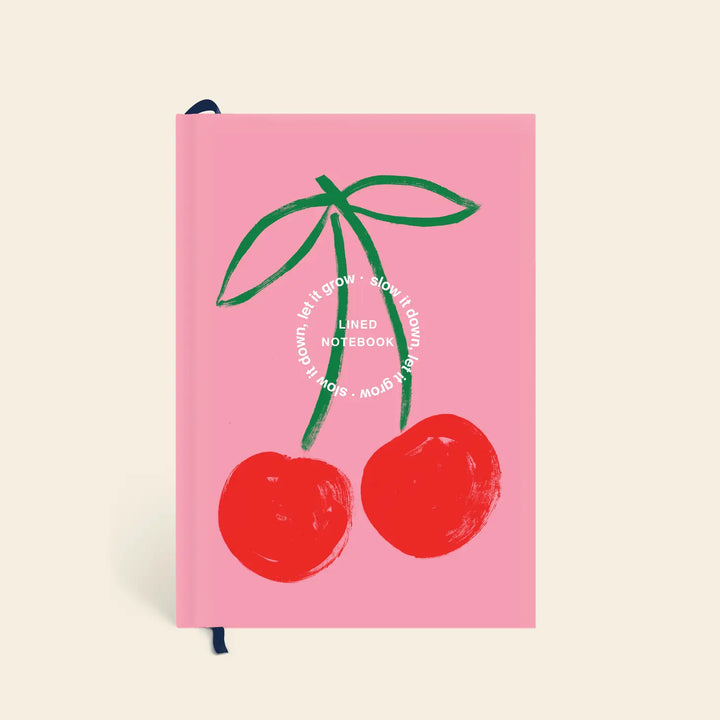 Fresh Cherries Lined Notebook