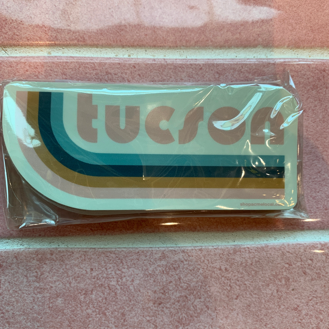 Pastel Swoop Tucson Sticker