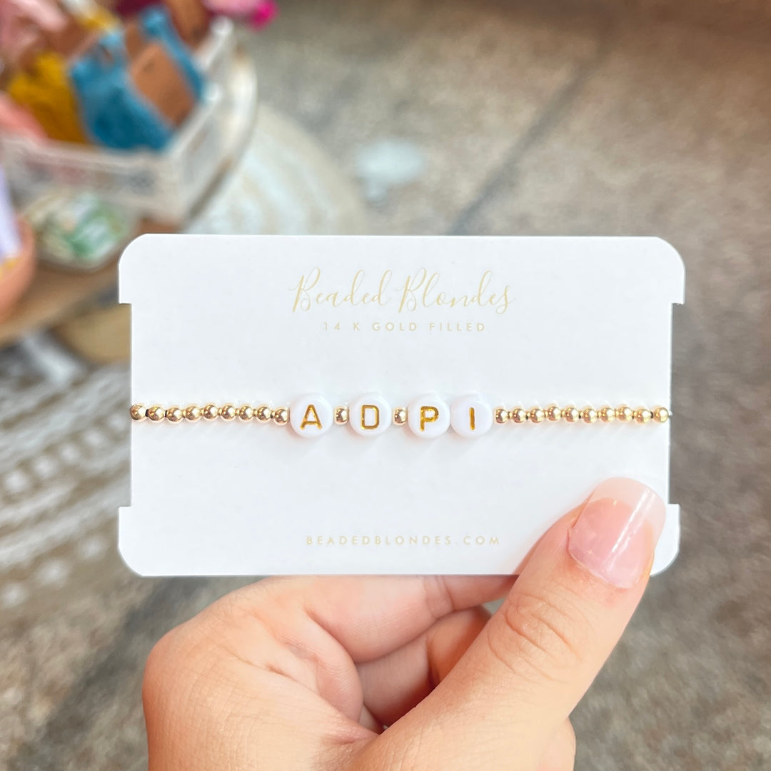 Alpha Delta Pi Bracelet