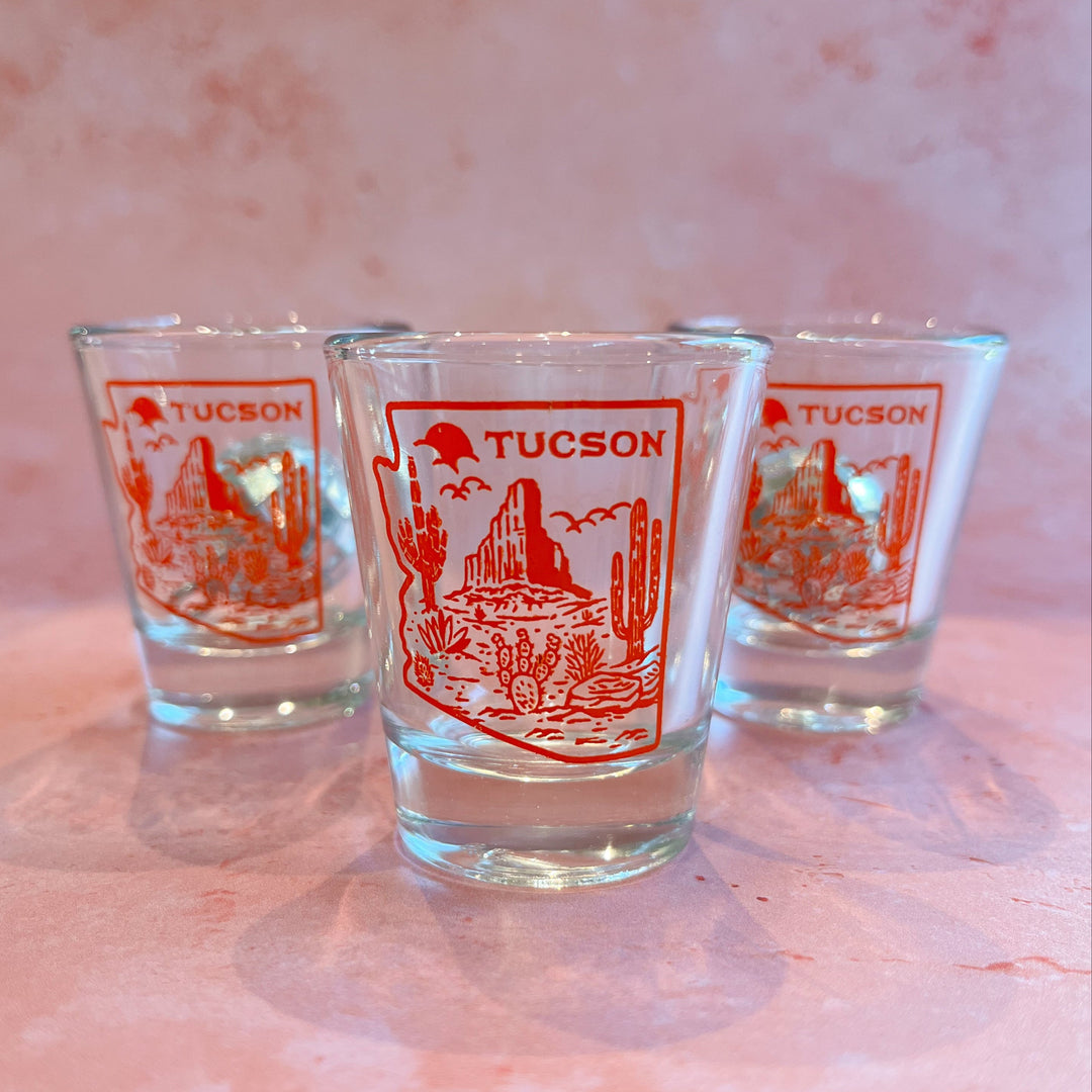 Tucson Souvenir Shot Glass - Terracotta
