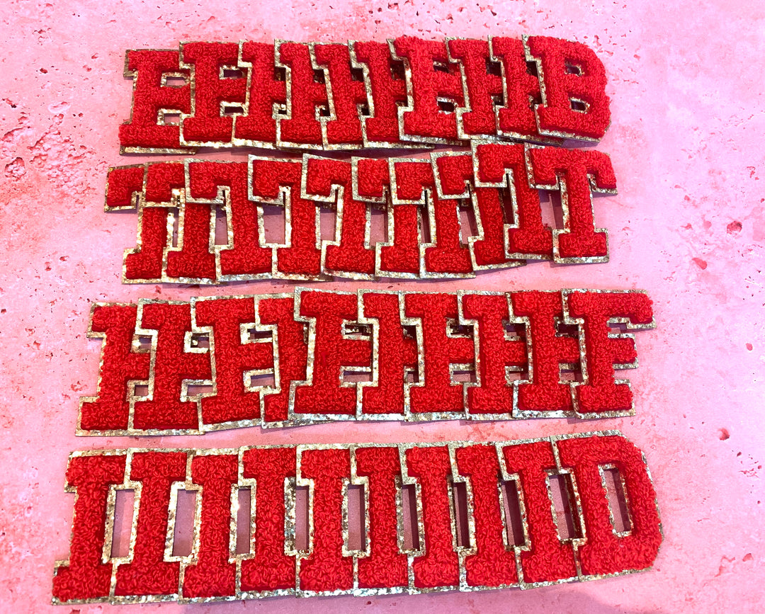 BTFD Adhesive Chenille Patches