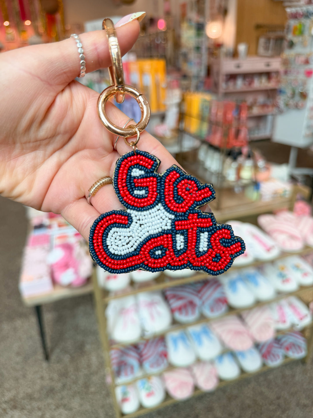 Beaded Purse Charm – Arizona Wildcats