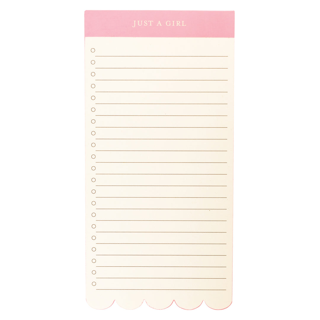 Blush Scallop List Pad